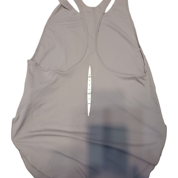 Nike Dri-Fit razorback gray top size XS - Picture 2 of 2